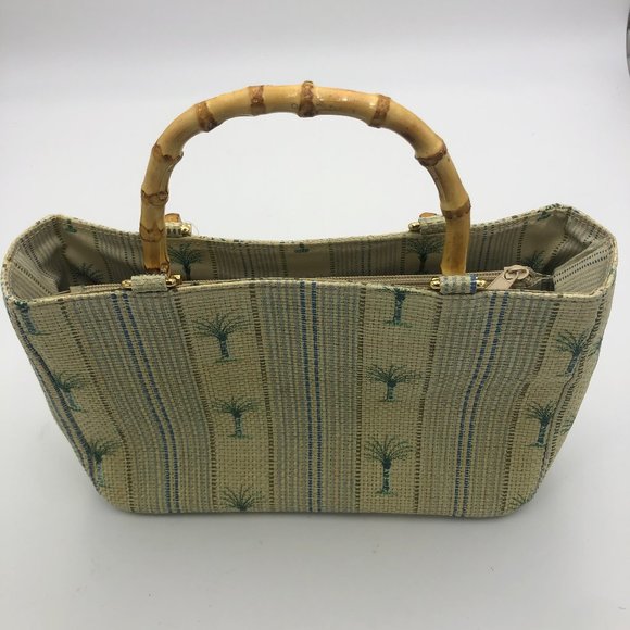 SAC À MAIN APPELLI STRAWORLD FAIT MAIN TISSÉ FOIRE ÎLE ART